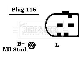 BORG & BECK Генератор BBA2729